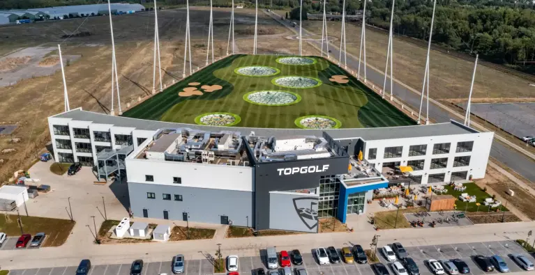 Headerbild Referenz Topgolf Oberhausen