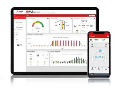 Abbildung RMI System auf Tablet und Smartpohne