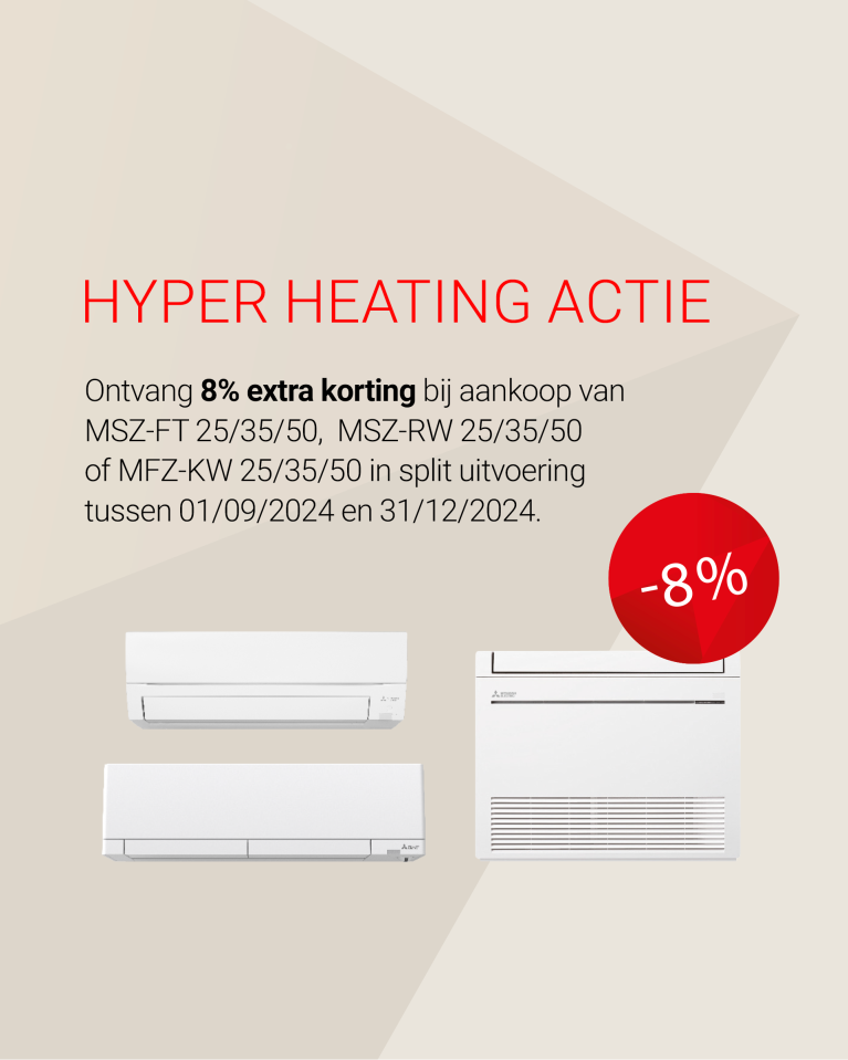 Hyper Heating actie